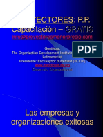 PROYECTORES Empresas y Org Exitosas - Pps