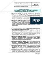 Normas de Seguridad Aplicables A Las Instalaciones Eléctricas en La Vía Pública