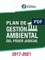 Plan de Gestión Ambiental Del Poder Judicial 2017-2021