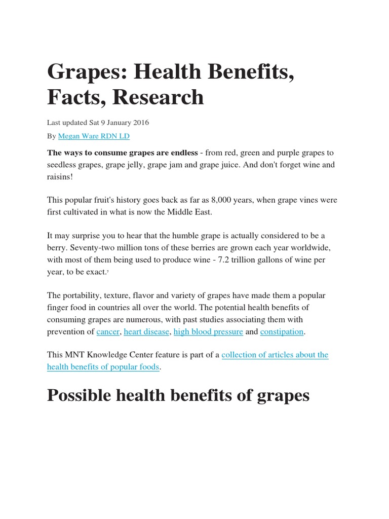 Grapes Benefits Grape Cardiovascular Diseases