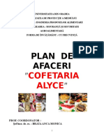 Plan de Afaceri Cofetarie