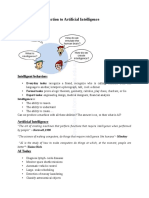 Introduction to Artificial Intelligence