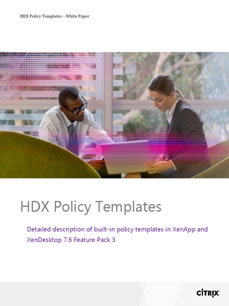 HDX Policy | PDF | Operating System | Microsoft Windows
