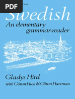 Swedish an Elementary Grammar- - Gladys Hird