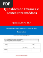 Q 10-11 Ano (Com SOLUÇÕES%2c Todas as Unidades)%2c Banco de Questoes Com Itens de Exames (1)