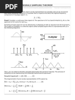 Signals Sampling Theorem