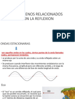 Ondas estacionarias y fenómenos acústicos relacionados con la reflexión