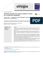Anatom - A Quir - Rgica Del Conducto Col - Doco Revisi - N de La Clasificaci - N Topogr - Fica