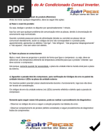 Codigo Erro Inverter Consul Da Spli Peças