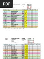 Cathe Gym Styles Spreadsheets