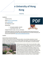 [REVISED2] Hong Kong - Chinese University of Hong Kong
