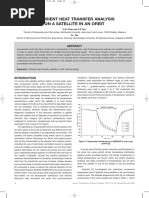 Transient Heat Transfer Analysis On A Satellite in Orbit