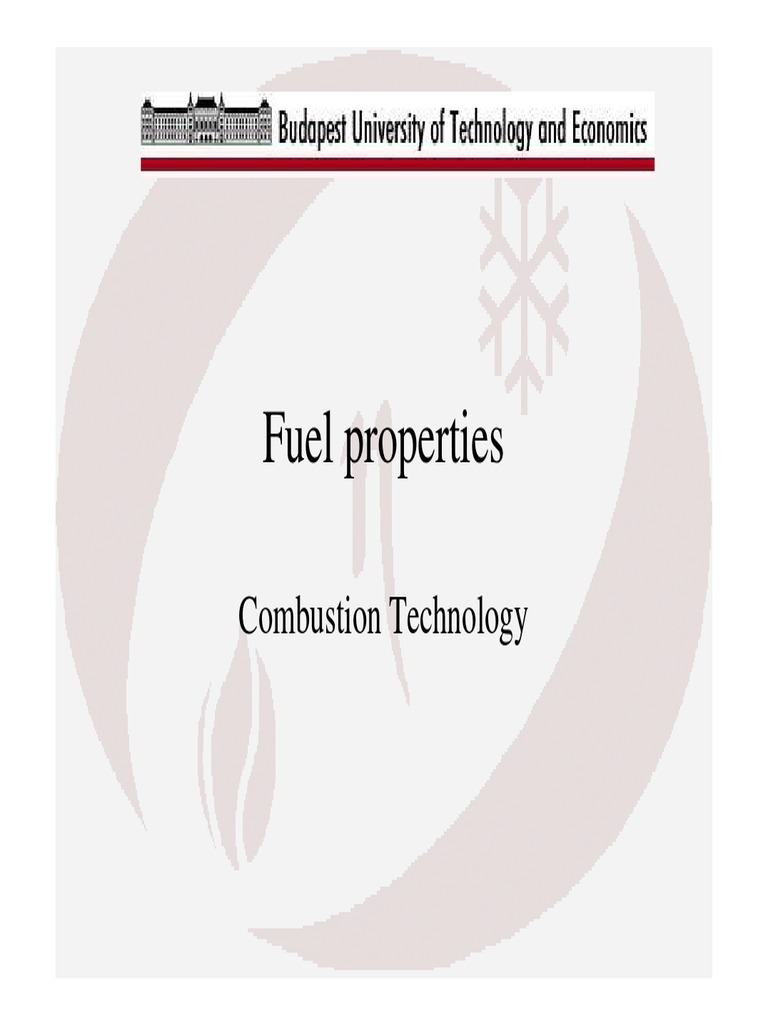 Fuel Properties and Analysis Methods | PDF | Fuels | Natural Gas