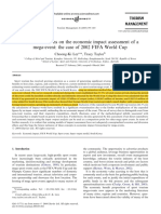 Mega Events Economic Impact FIFA 2002 30.10.