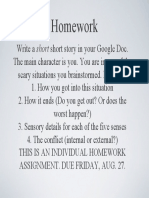 Contents of The Dead Man's Pocket Homework B