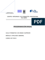Programacion Citología General PDF