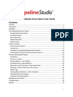 Pipeline Studio Excel Add-In User Documentation