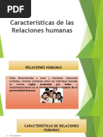 relaciones humanas caracteristicas 