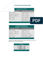 Criterios de Ranson en Pancreatitis Aguda 