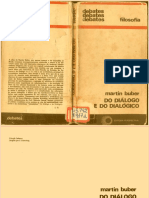 Martin Buber Do Dialogo e Do Dialogico PDF