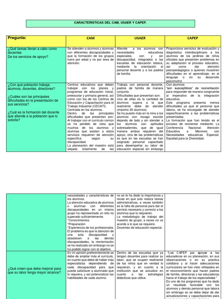 Cuadro Triple Entrada PDF Jardín de infancia Plan de