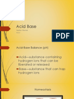 Acid-Base Balance pH Regulation