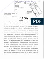 Chuck Person Federal Grand Jury Indictment