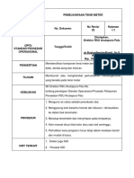 Sop Pemeliharaan Tensi Meter