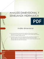 Analisis Dimensional y Semejanza Hidraulica
