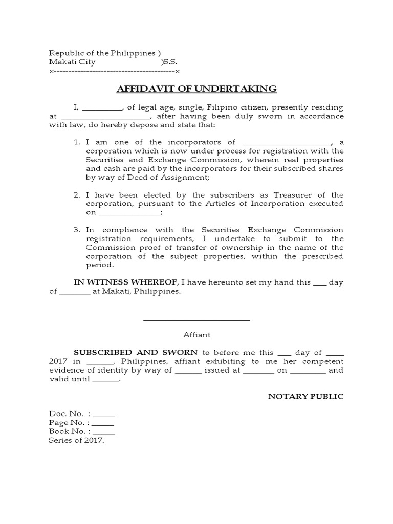 affidavit-of-undertaking-for-the-release-vehicle-1-pdf-affidavit