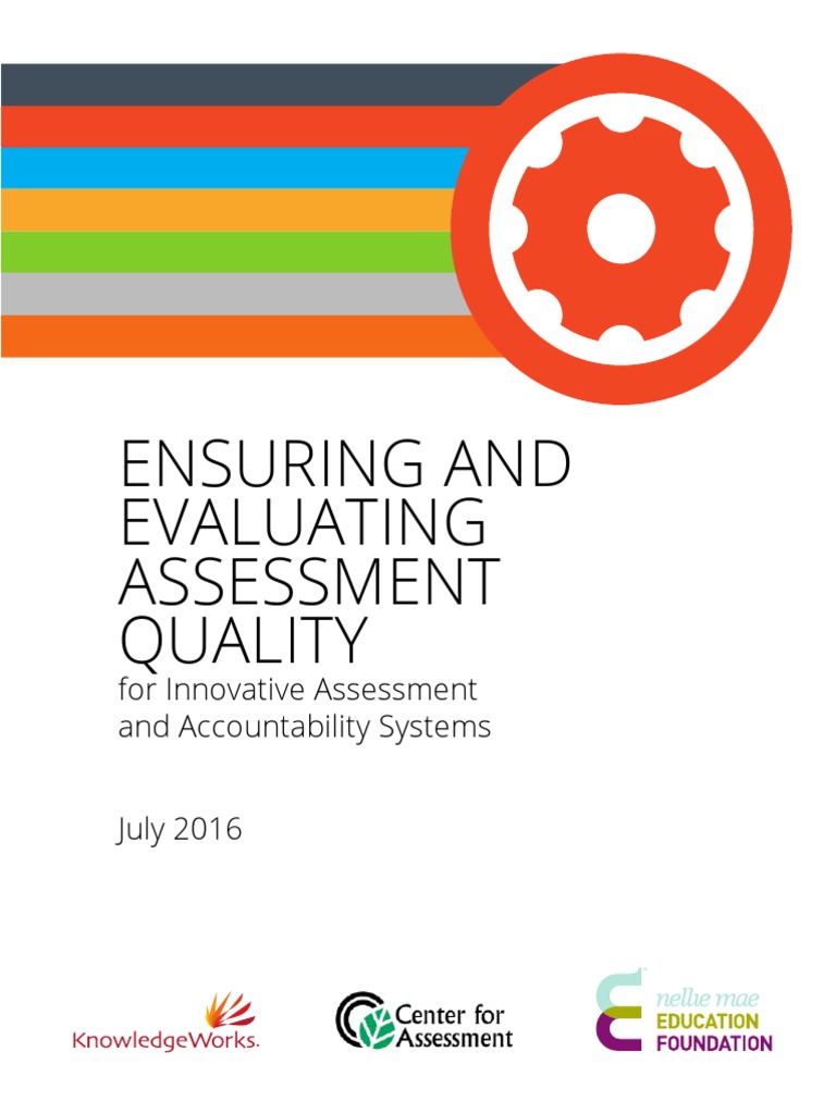 Ensuring Evaluating Innovative Assessments Pdf Educational