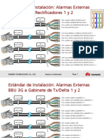 Estandar de Instalacion Alarmas Externas v2 Claro GSM Modernization 1 PDF