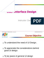 User Interface Design: Instructor: Dang Tu Linh
