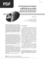 11 Os Formatos de Anúncio Publicitário No Rádio
