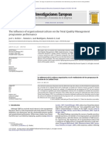 13. - The Influence of Organisational Culture on the Total Quality Management