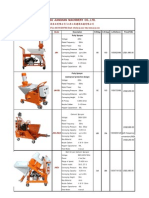 Price List (2010)