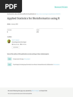 Applied Statistics for Bioinformatics Using R