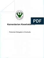 Pedoman Delegation of Authority PDF