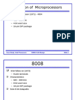 Evolution of Microprocessors