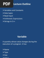 Programming Fundamentals - Lecture 02