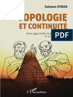 Topologie Et Continuité, Une Approche Mathématique Et Philosophique