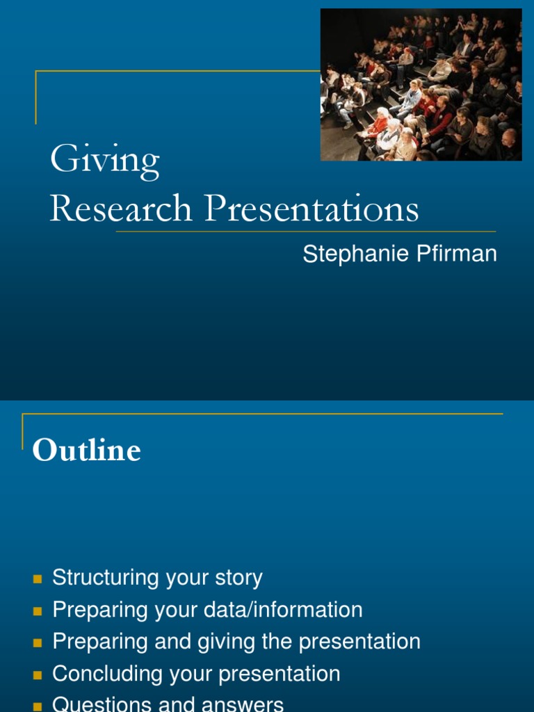 Effective Research Presentation Tips | PDF | Microsoft Power Point ...