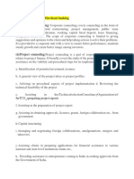 Services/Functions of Merchant Banking (I) Corporate Counseling: Corporate Counseling Covers Counseling in The Form of