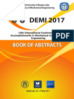 Book of Abstract - DeMII 2017