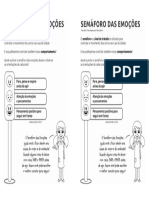 Semaforo Das Emoções Psicoedu Atividade Emocional