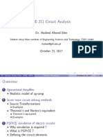 EE-211 Circuit Analysis: Dr. Hadeed Ahmed Sher