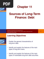 Sources of Long-Term Finance: Debt