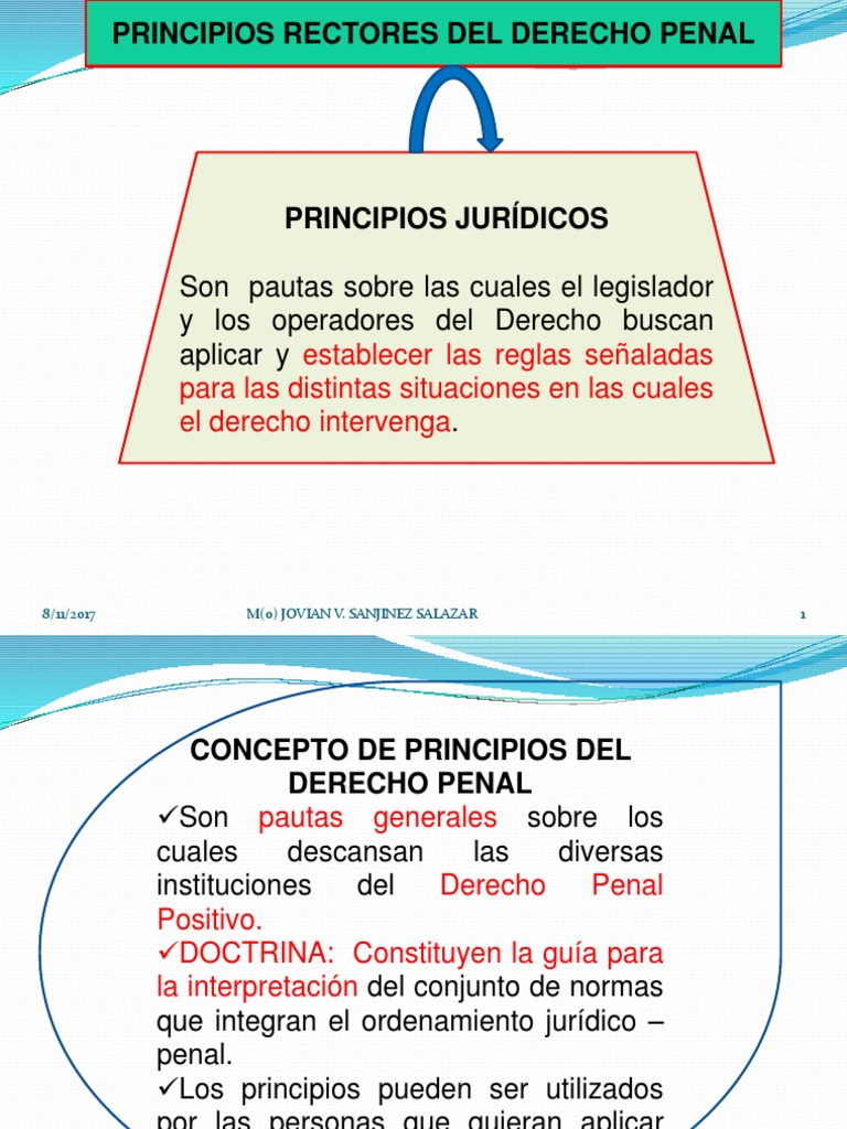 2. Principios Rectores Del Derecho Penal Derecho penal Delito