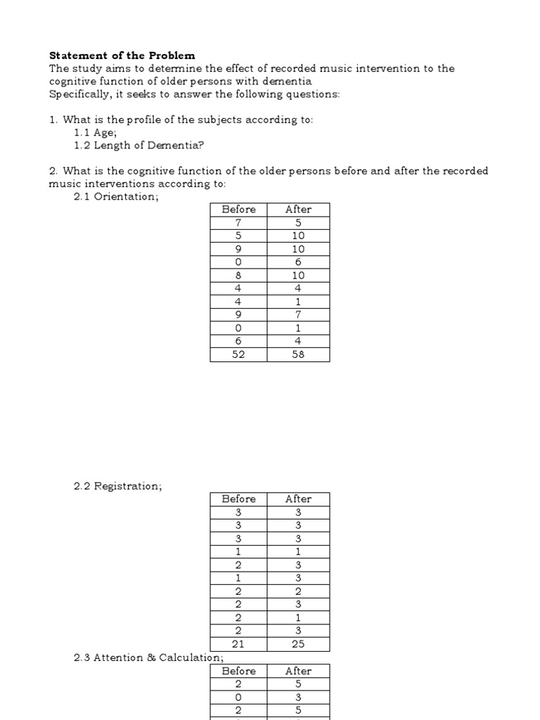 statistical treatment of data in research paper example