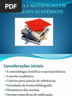 Citações e Referencias Em Trabalhos Academicos